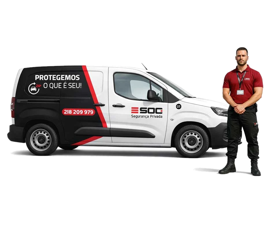 Vigilante SOC em serviço